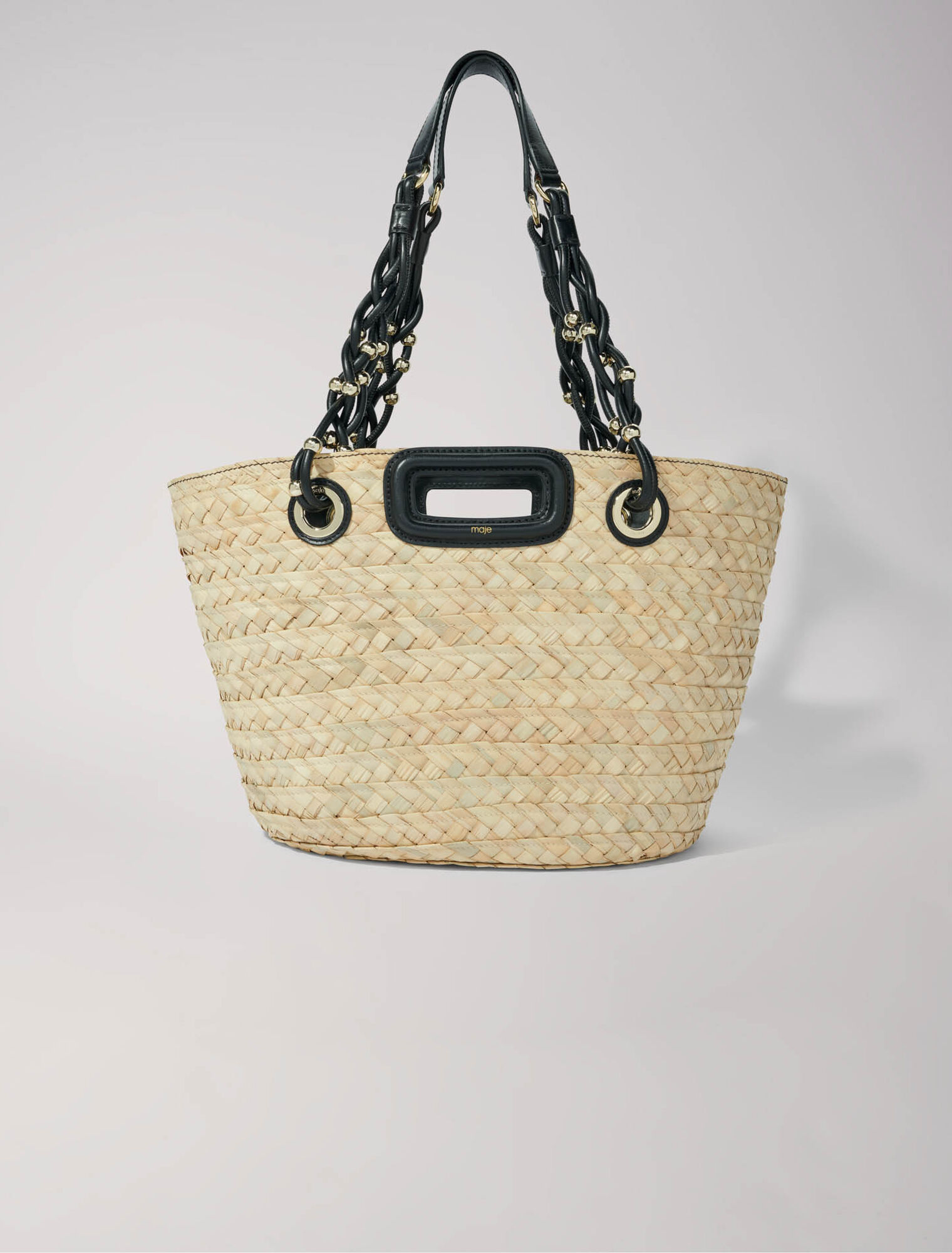 Geflochtener Korb aus Raffia