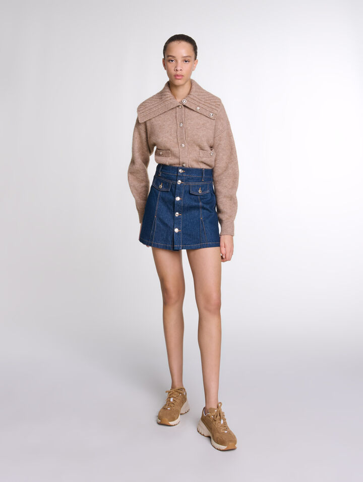 Trompe-l'Œil-Denimshorts