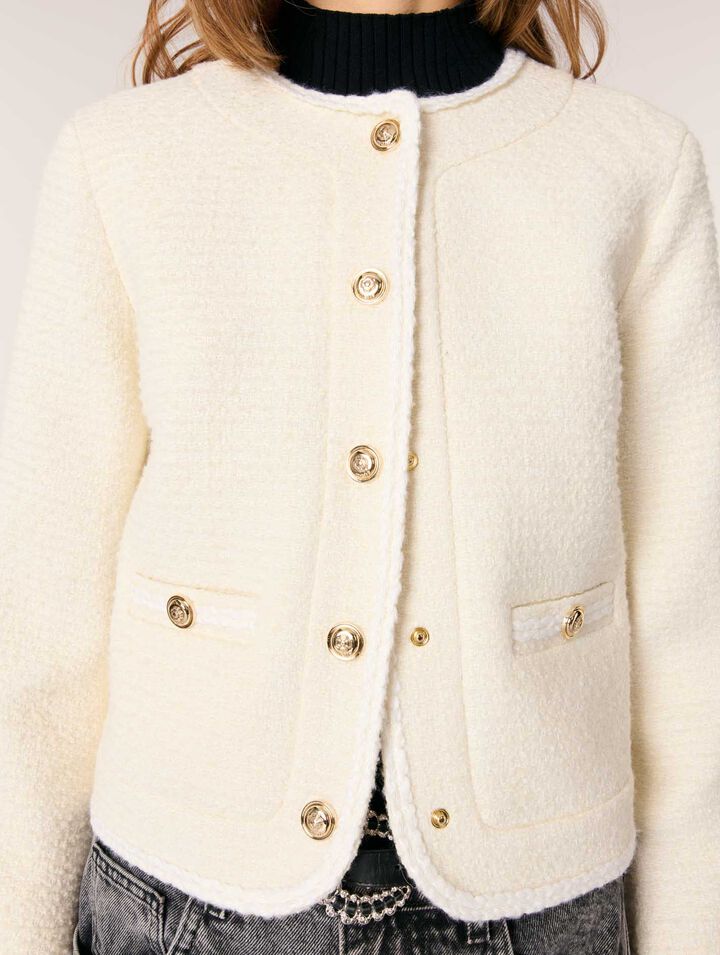 Kurze Tweedjacke