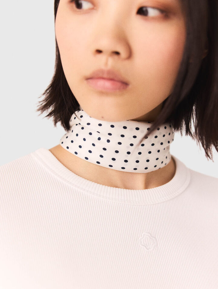 Bedrucktes Seidentuch 60x60