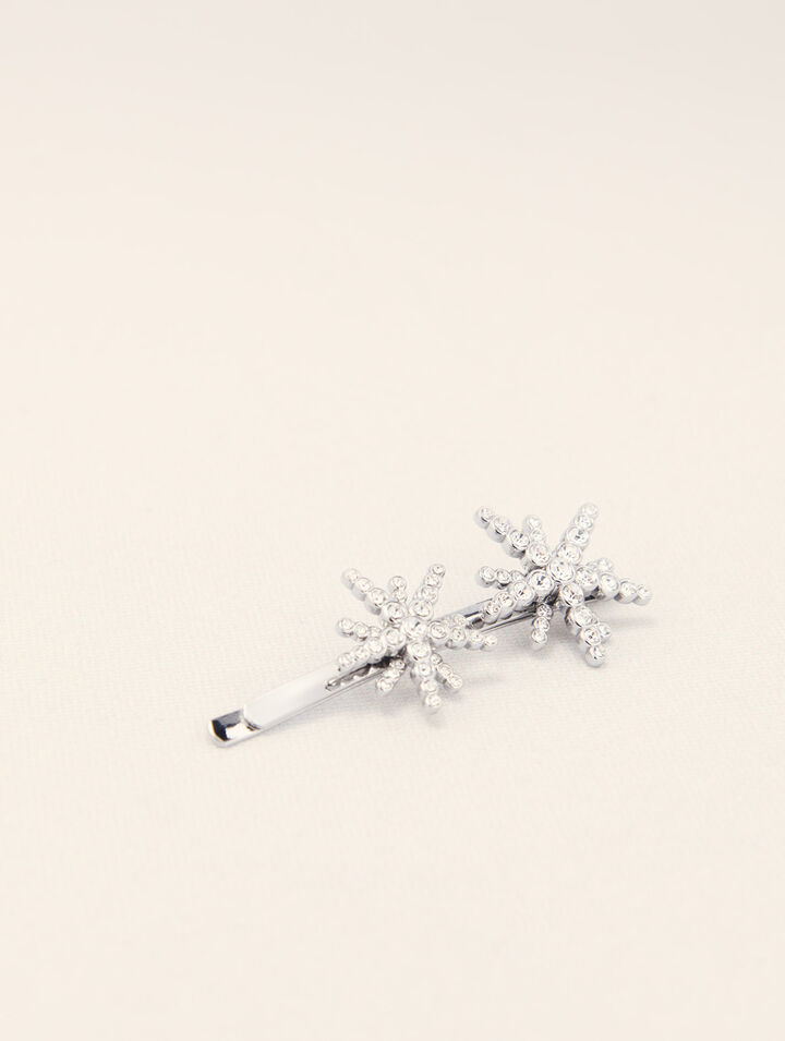 Haarspange mit Strass-Sternen