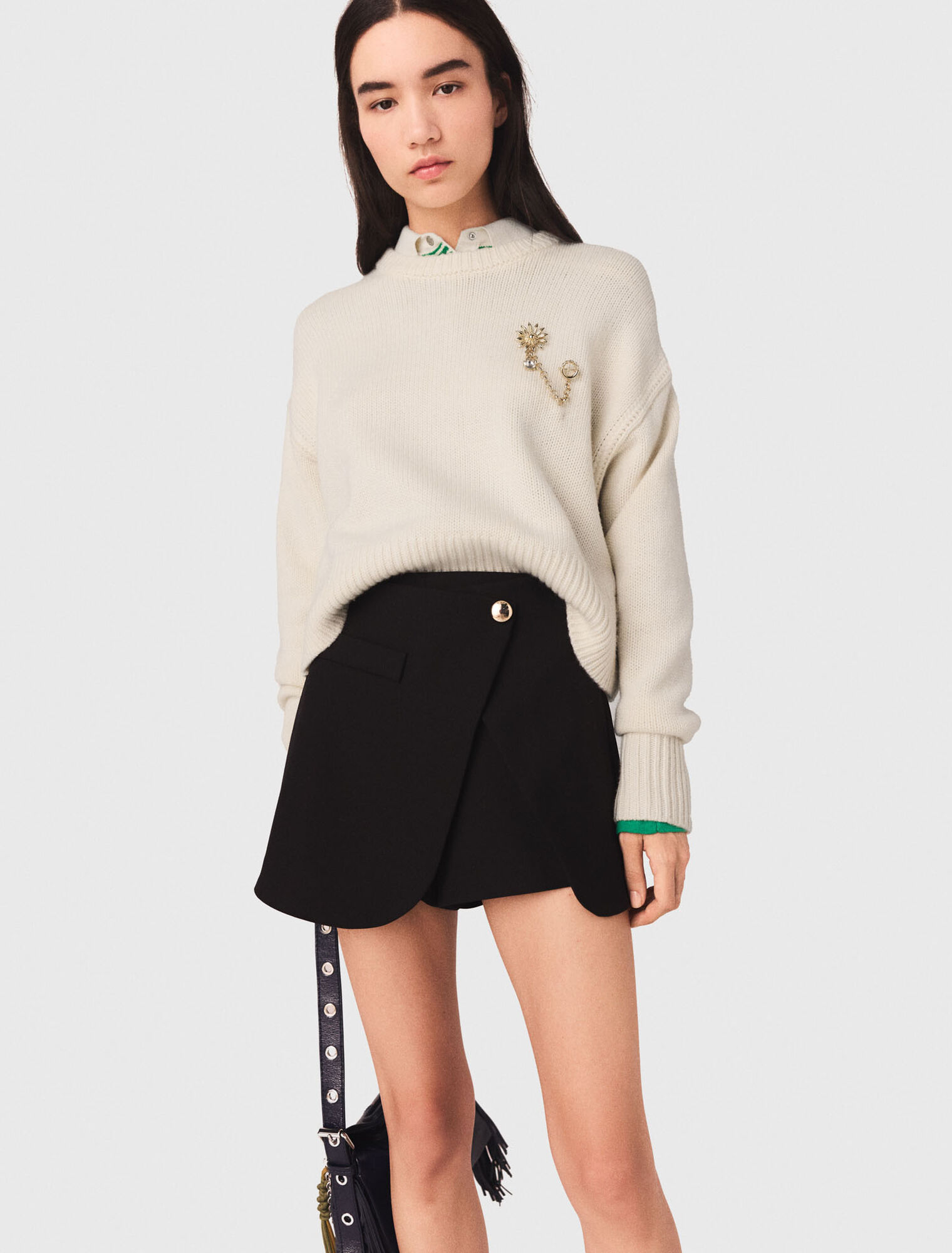 Elegante Wickel-Shorts