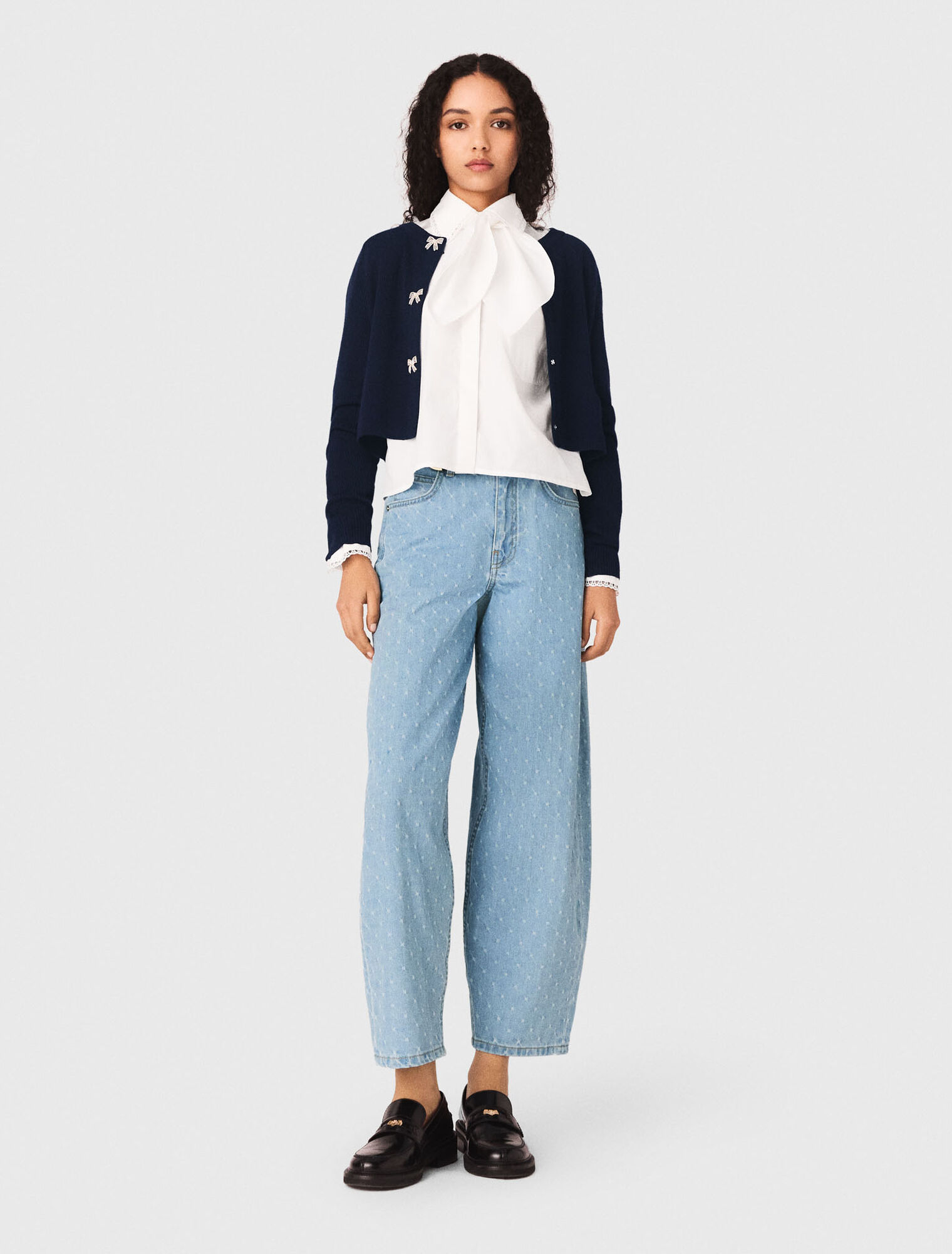 Cardigan mit Schmuckknotenkn&ouml;pfen