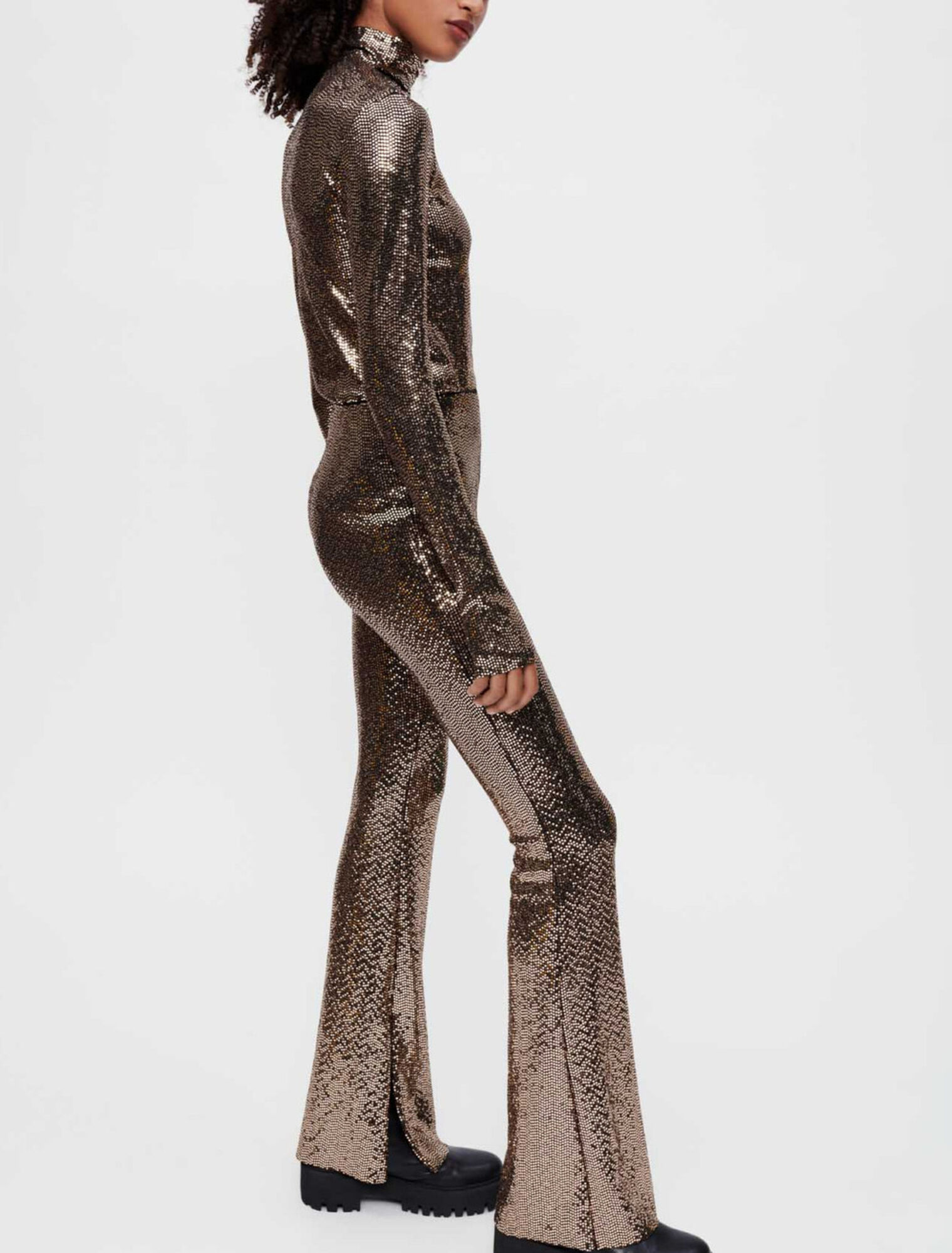 Ausgestellte Stretch-Hose