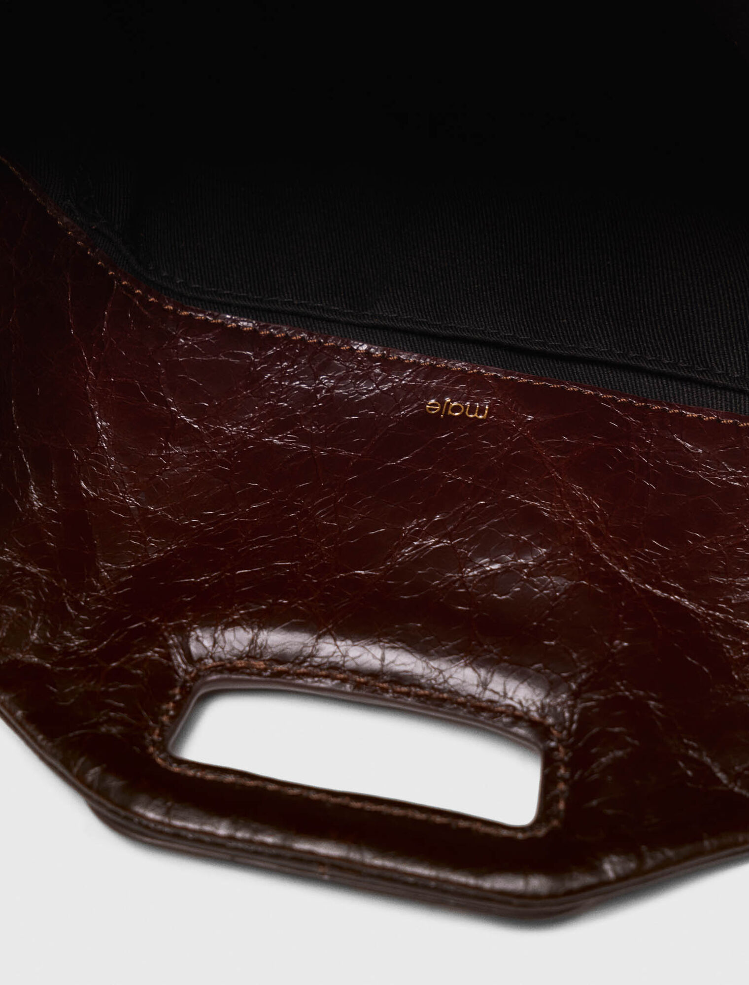 Tasche Miss M aus Craqulé-Leder