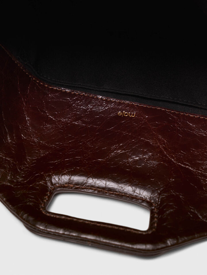 Tasche Miss M aus Craqulé-Leder