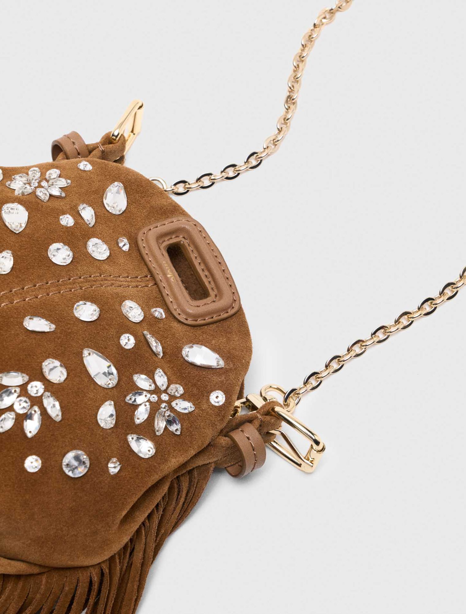 Micro-Tasche Miss M mit Strass