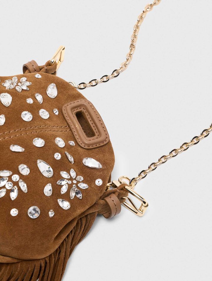 Micro-Tasche Miss M mit Strass
