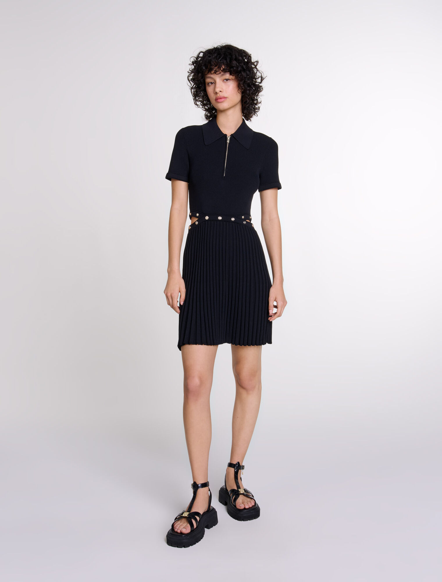Kurzes Strickkleid