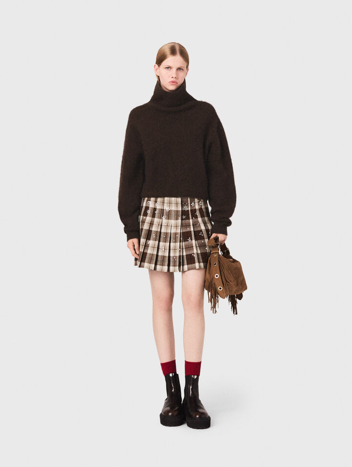 Rollkragenpullover aus Yak-Gemisch