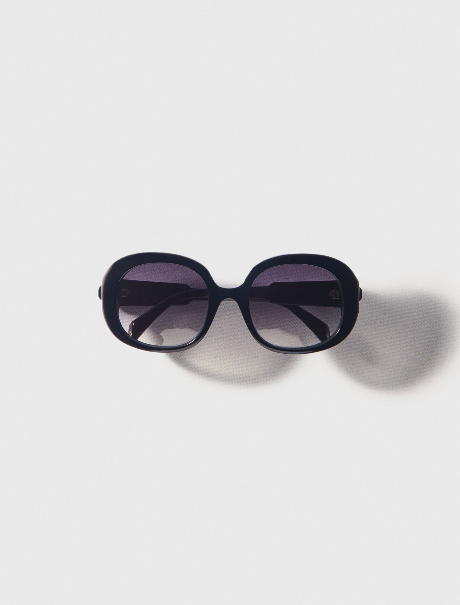 Runde Sonnenbrille aus Acetat