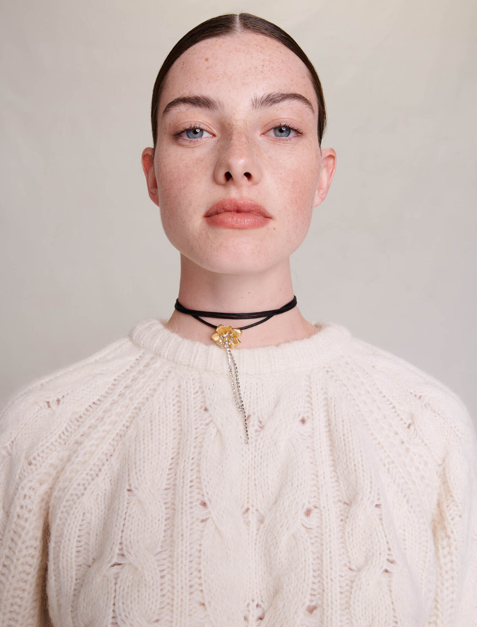 Zopfstrickpullover
