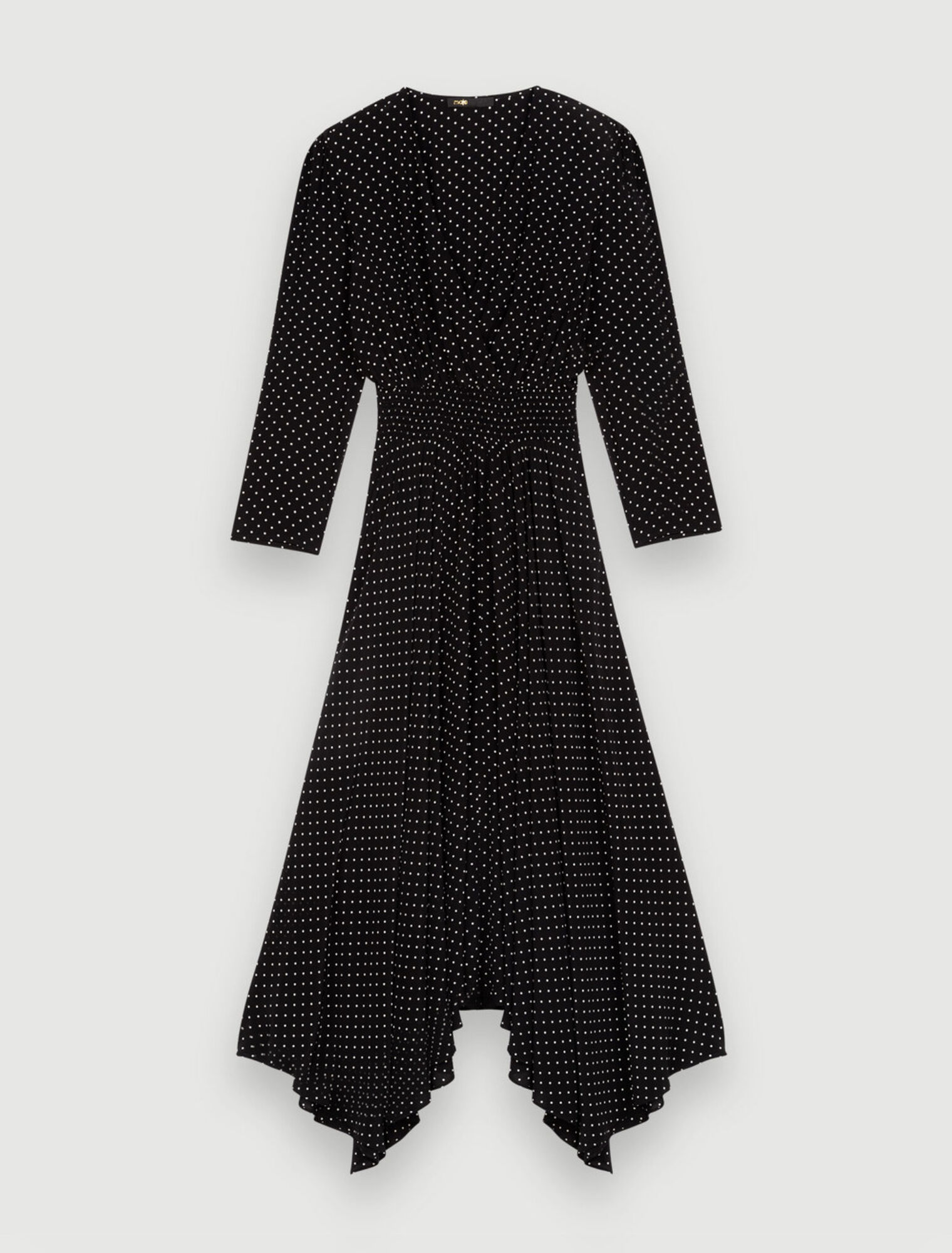 Langes tailliertes Kleid