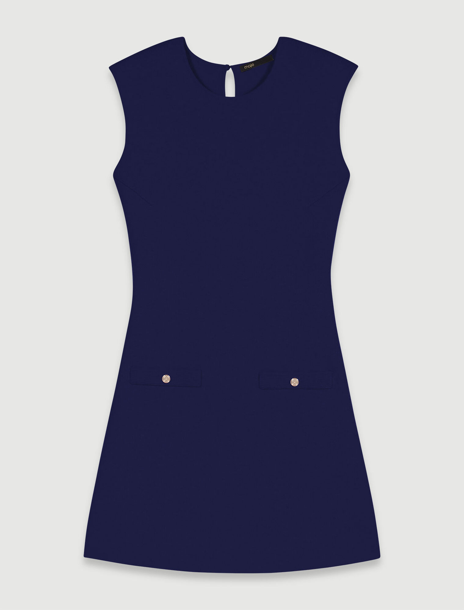Kurzes 2-in-1 Strickkleid