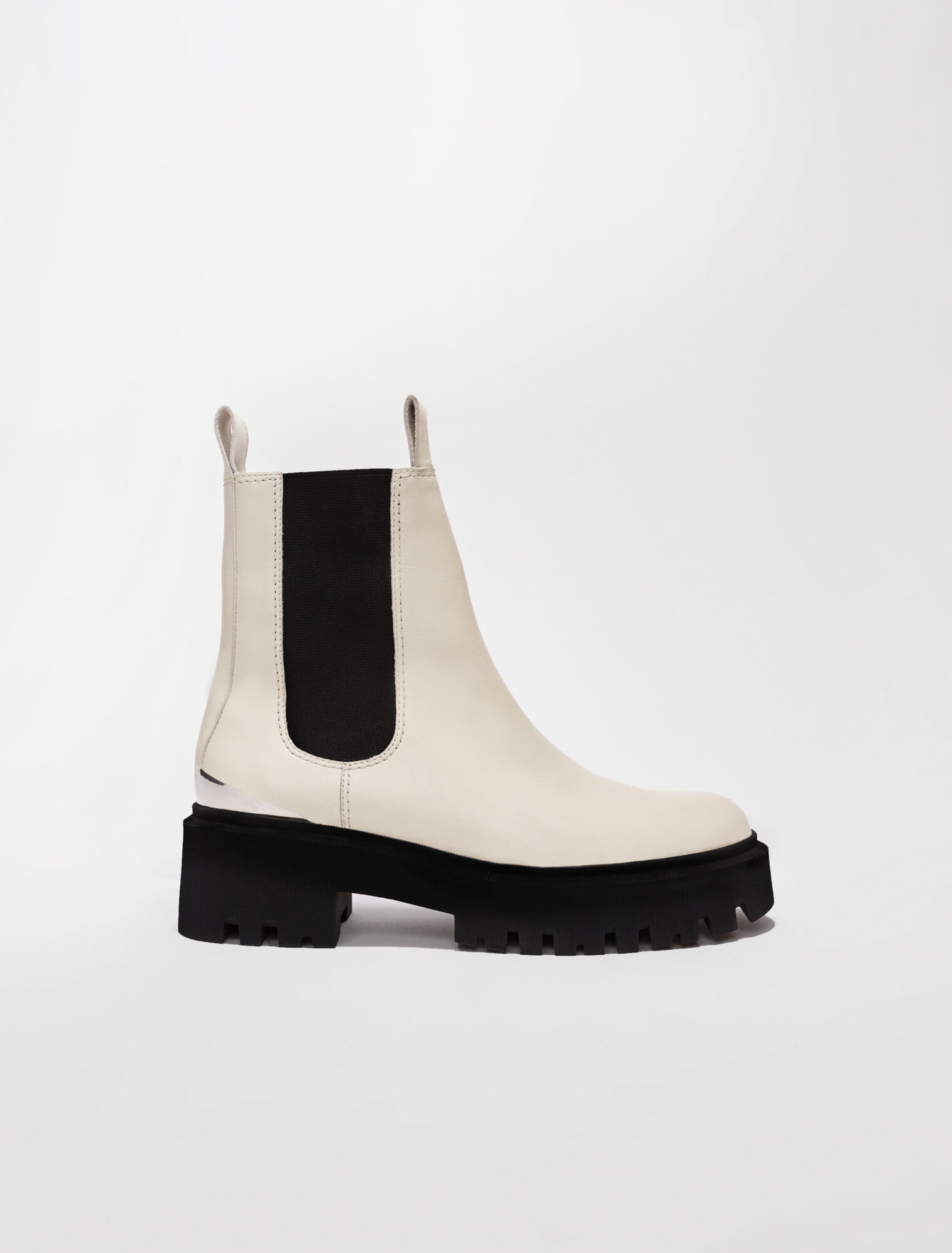 Chelsea-Stiefeletten mit Plateau