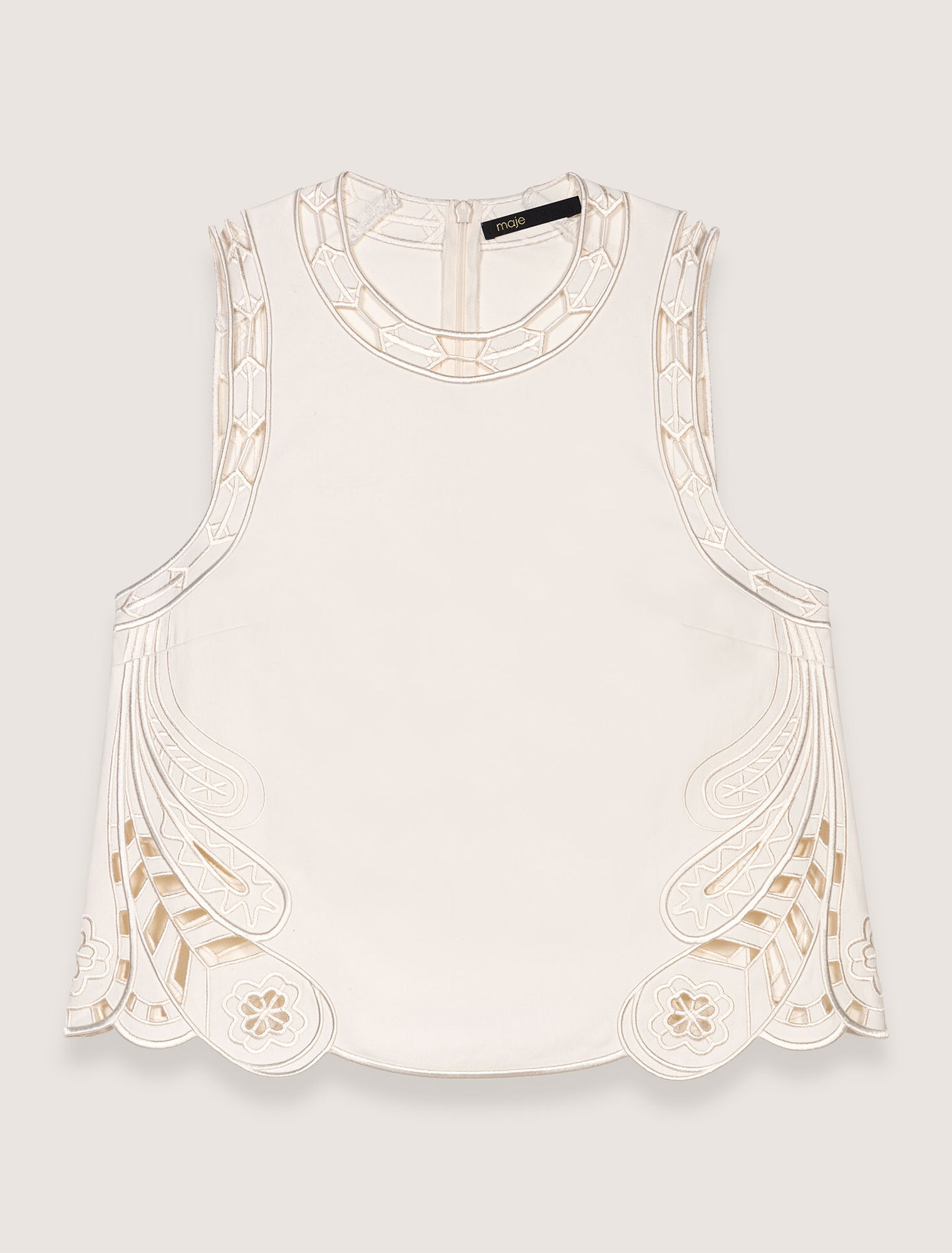 Besticktes Tanktop