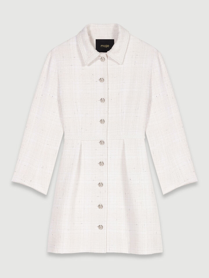 Kurzes Tweedkleid