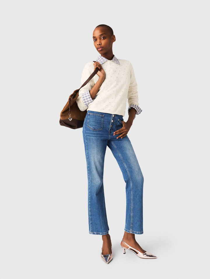 Jeanshose mit Taschen