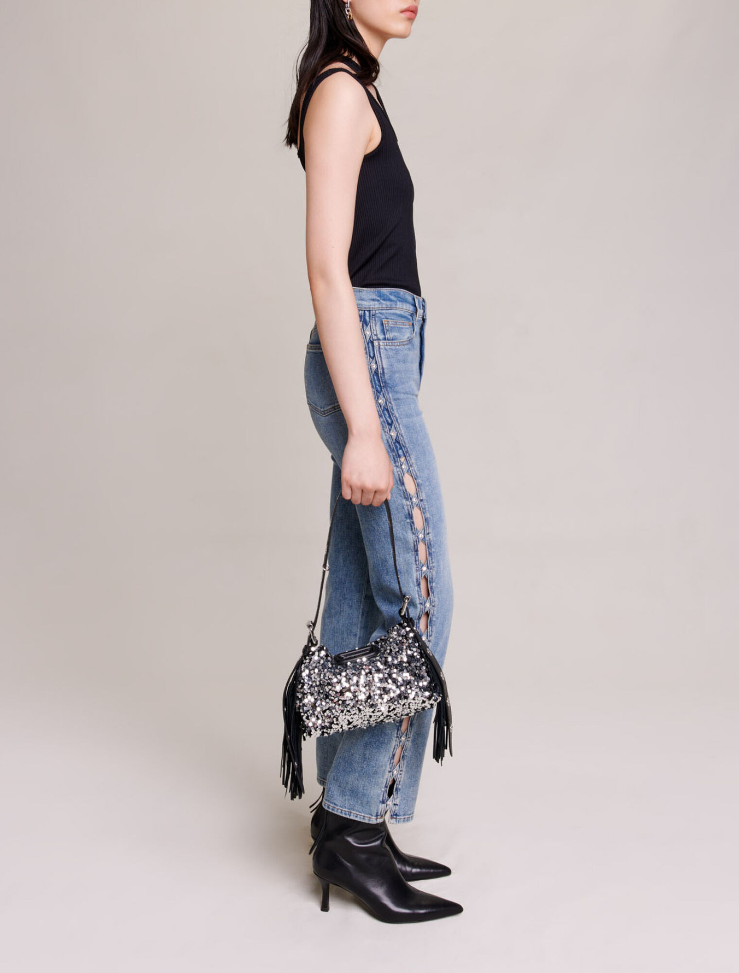 Jeans mit geradem Bein