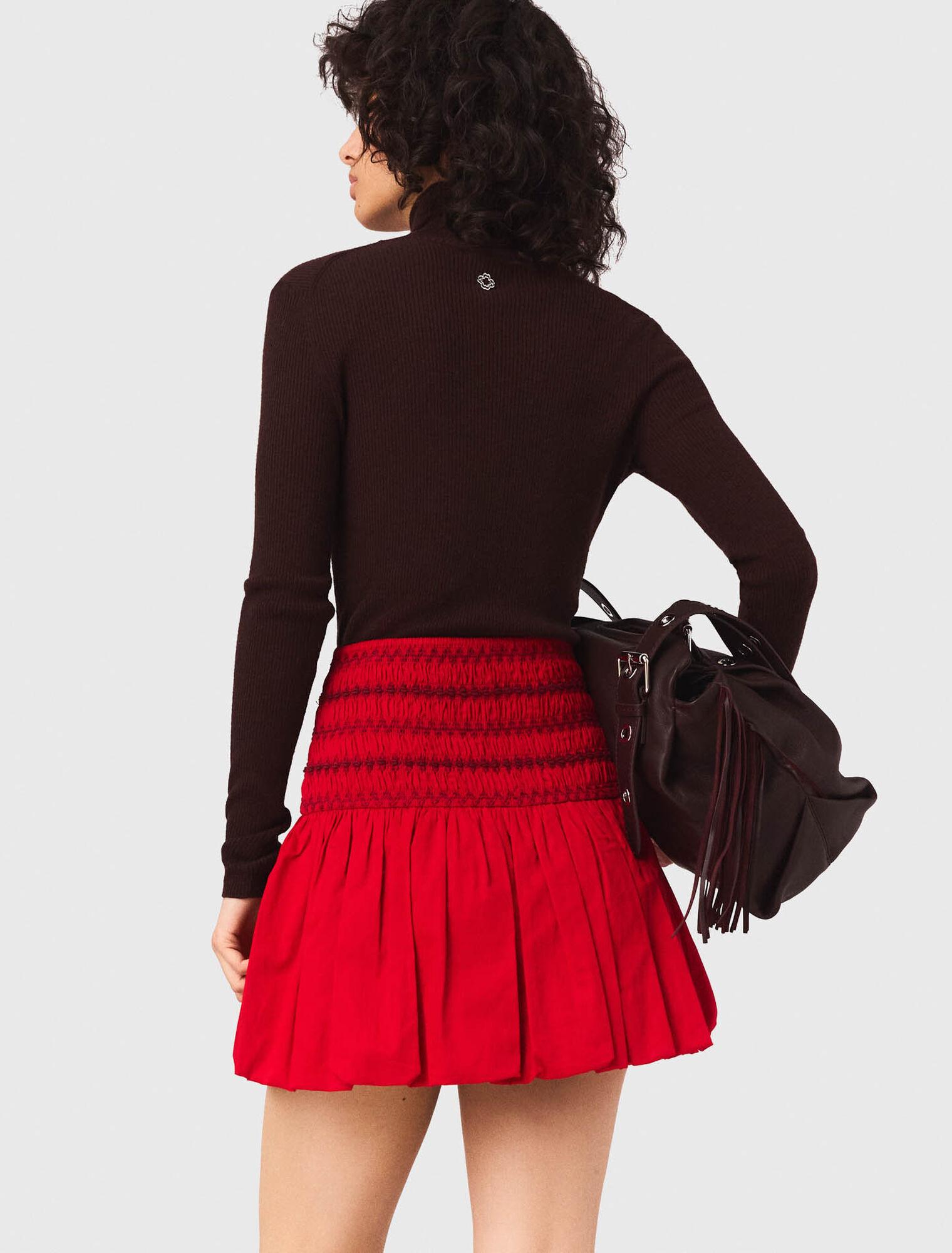 Pullover aus Wolle und Seide