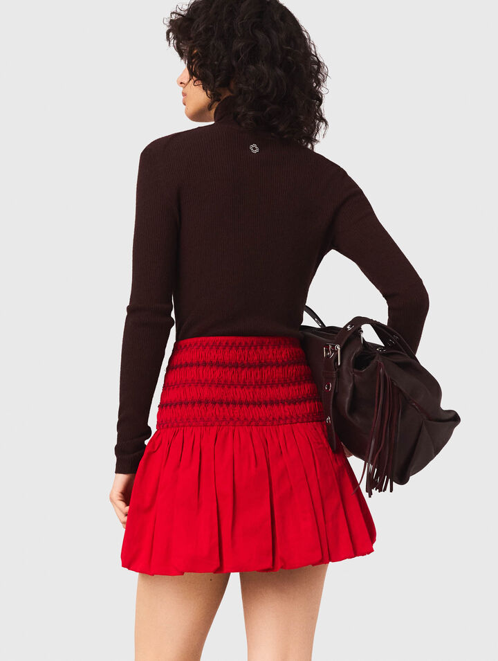 Pullover aus Wolle und Seide