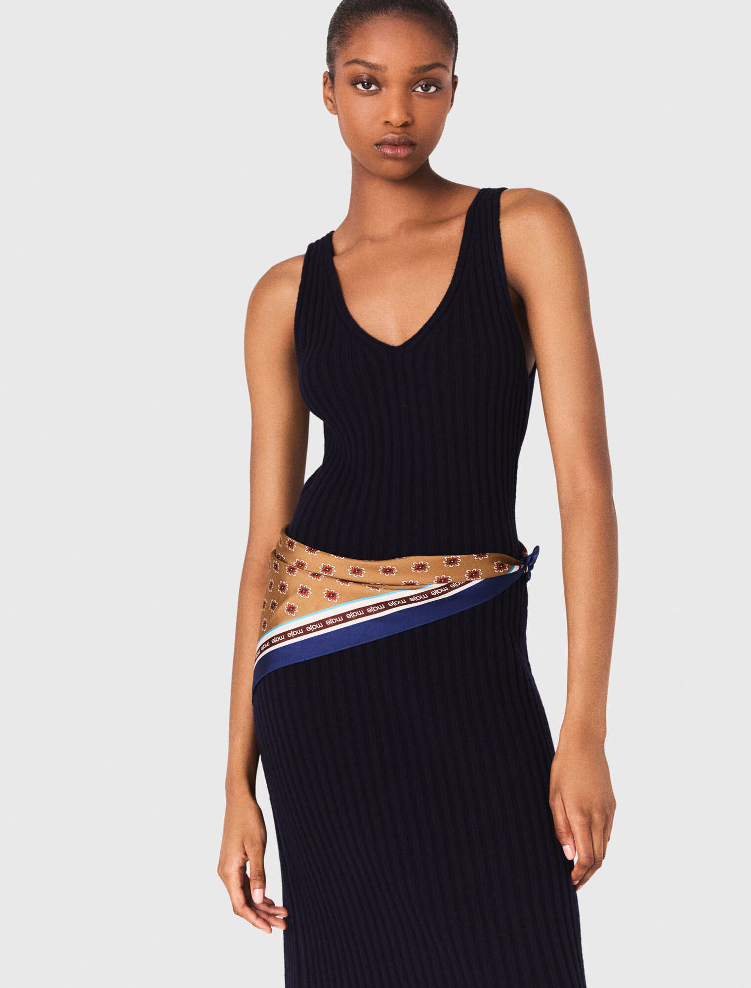 Strickkleid mit abnehmbarem Pulli