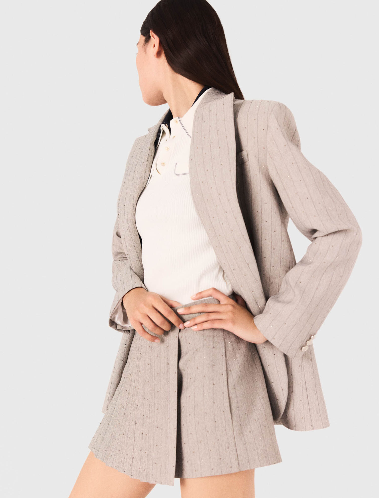 Blazer mit Strass