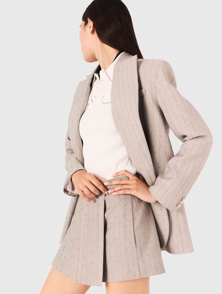 Blazer mit Strass
