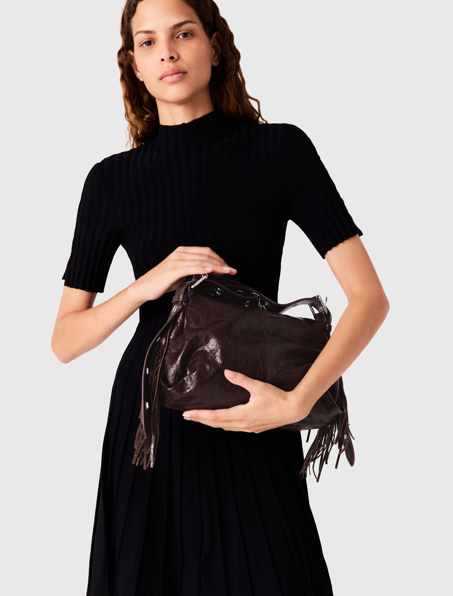 Tasche Miss M aus Craquel&eacute;-Leder