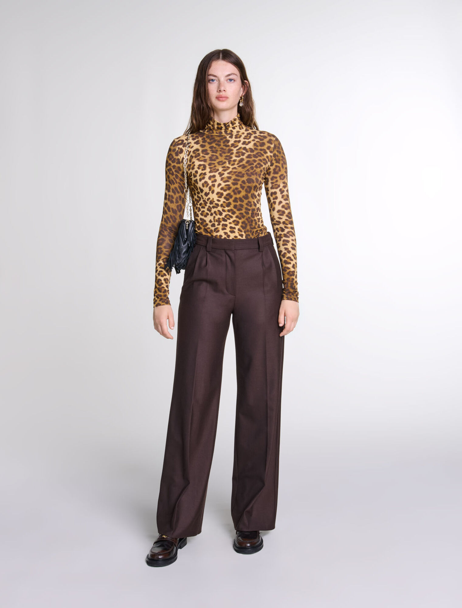 Pullover mit Leopardenprint