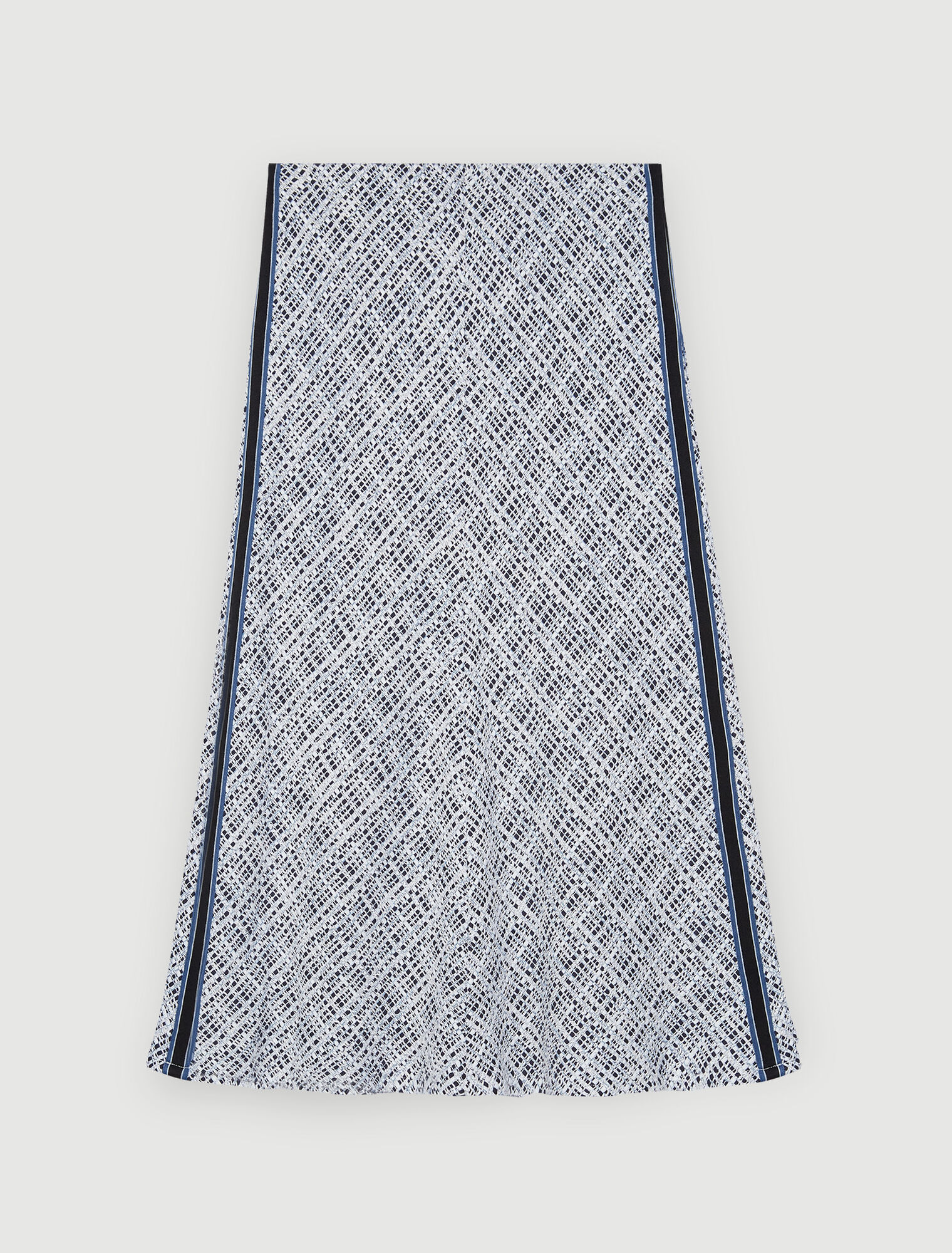 Midi-Rock aus Tweed