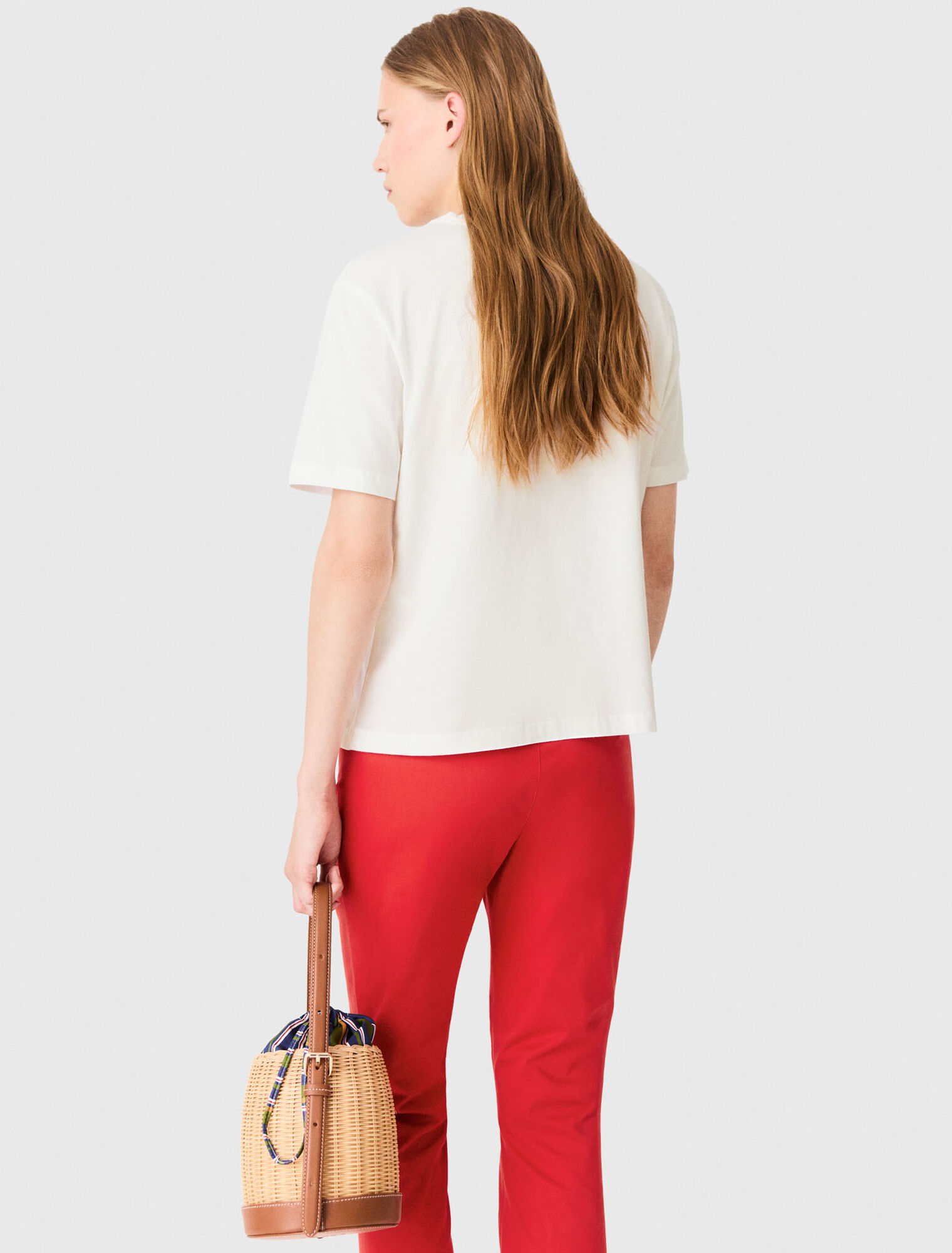 T-Shirt mit Fisch-Print