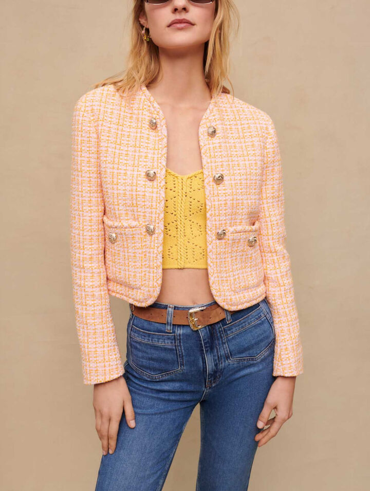Jacke aus Tweed