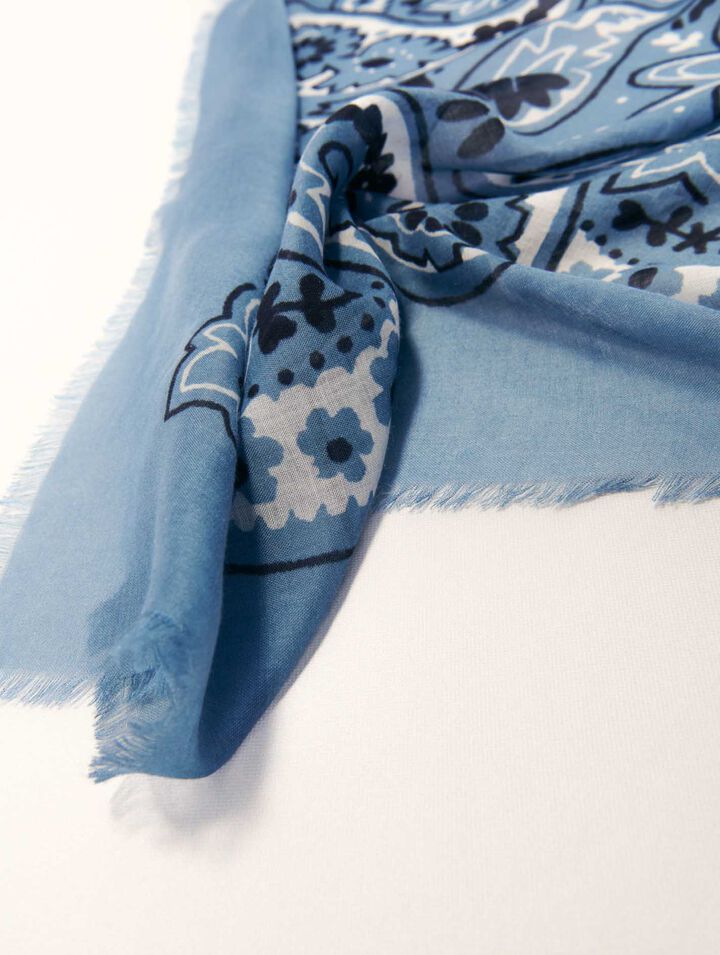 Schal mit Bandana-Print