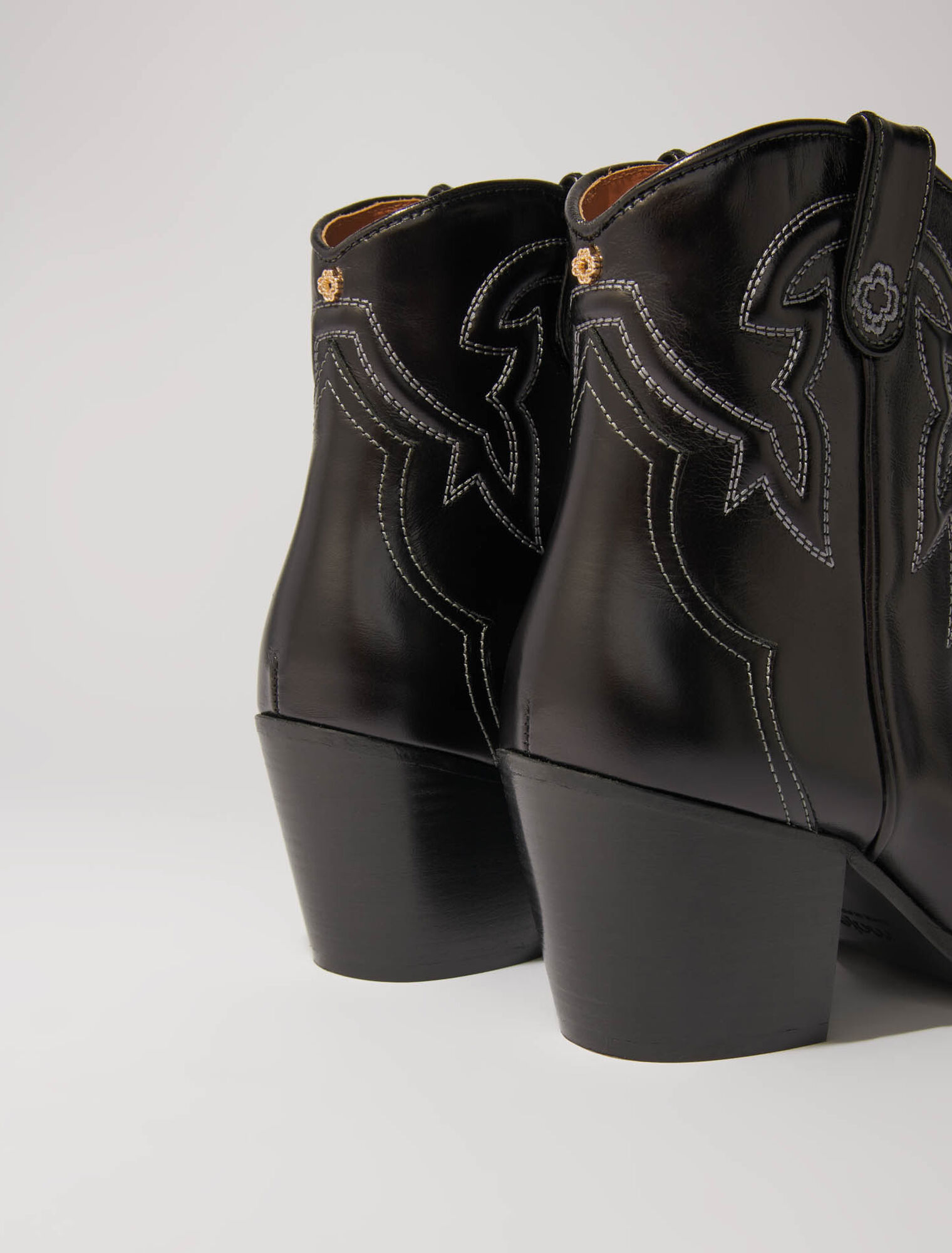 Santiags Stiefeletten Leder