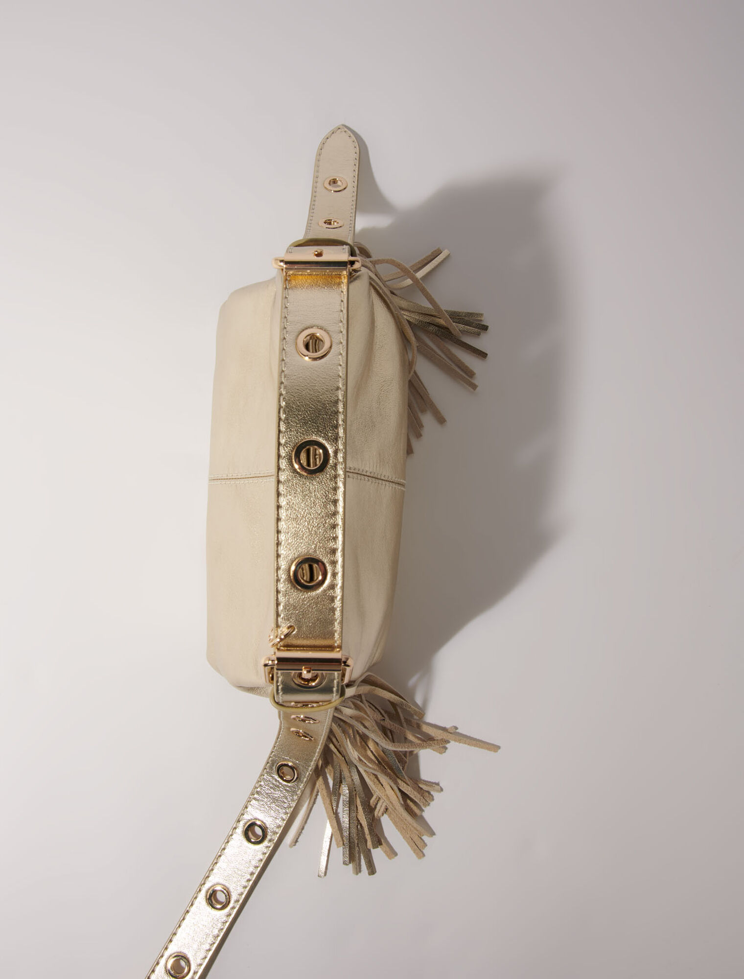 Tasche Miss M Mini, Metallic-Leder