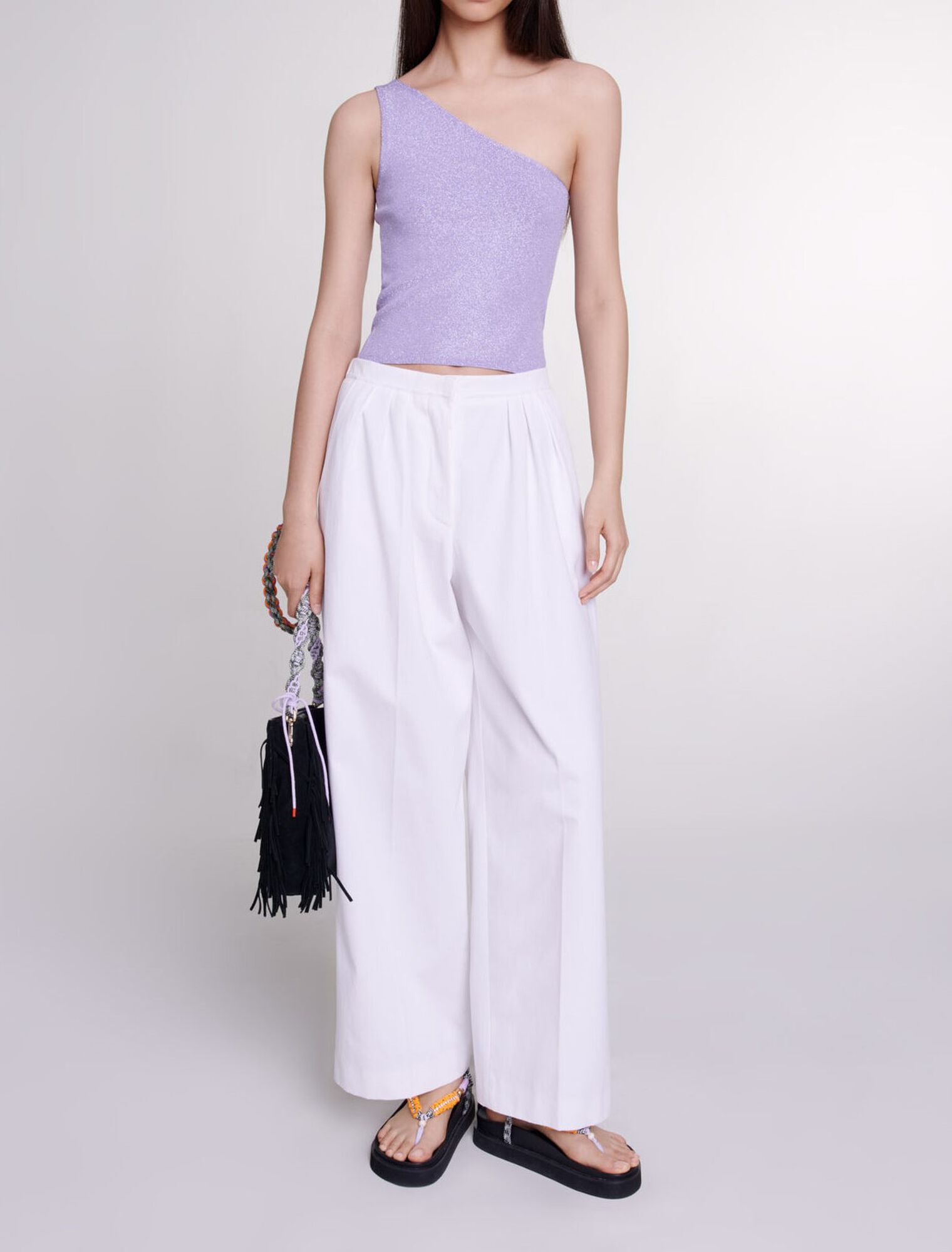 Asymmetrisches Metallic-Top