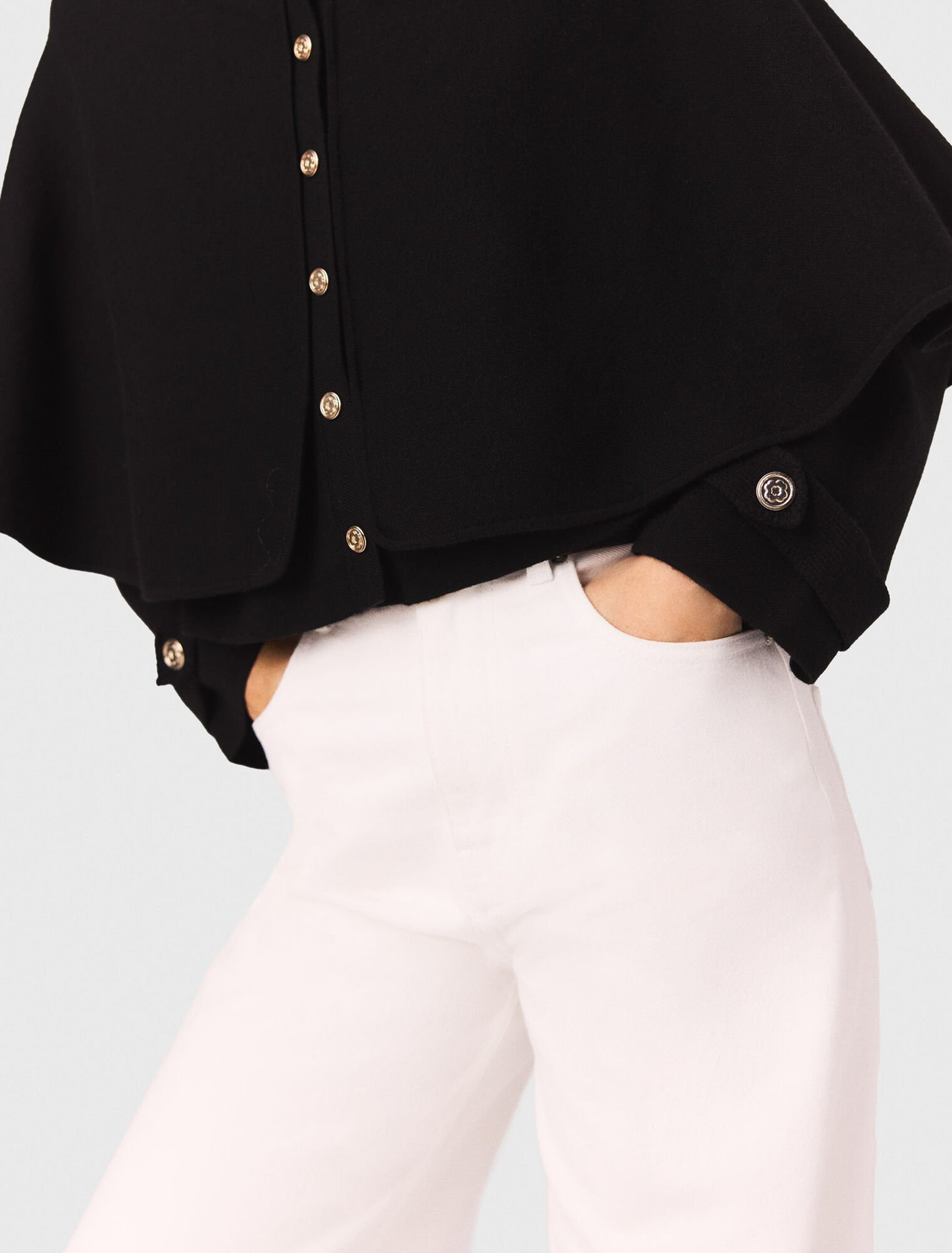 Cardigan im Cape-Look