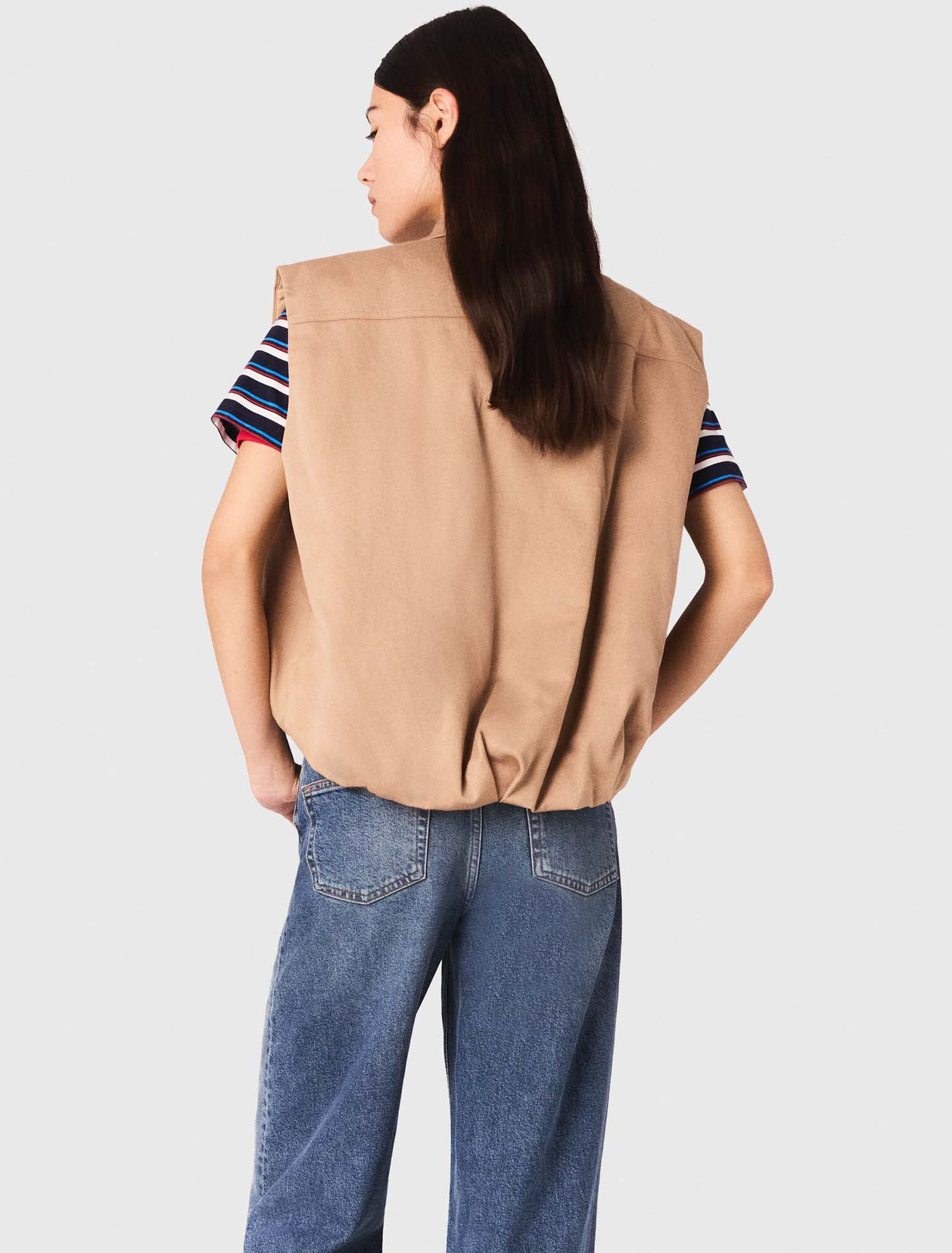 Ärmelloser Blouson