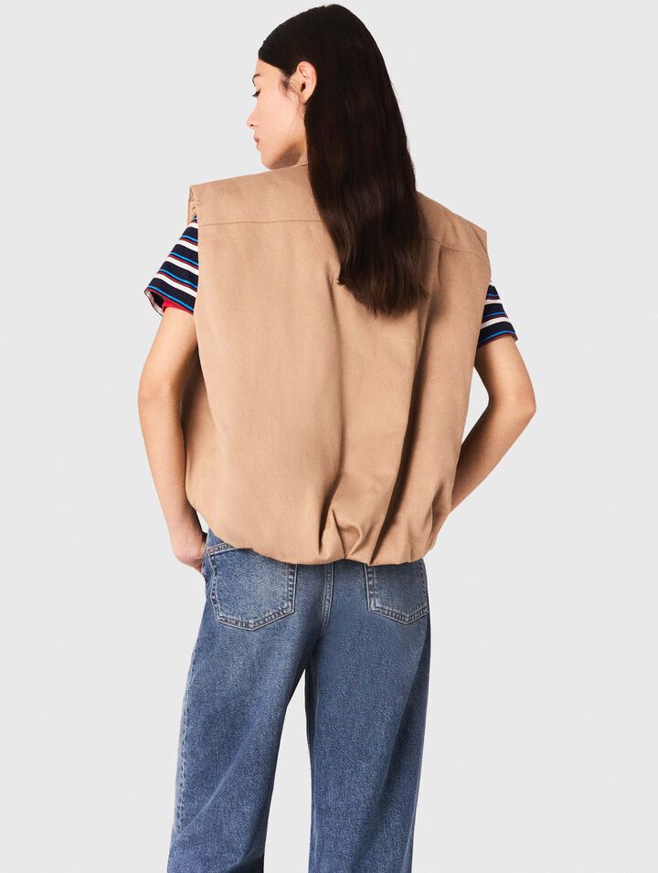 Ärmelloser Blouson