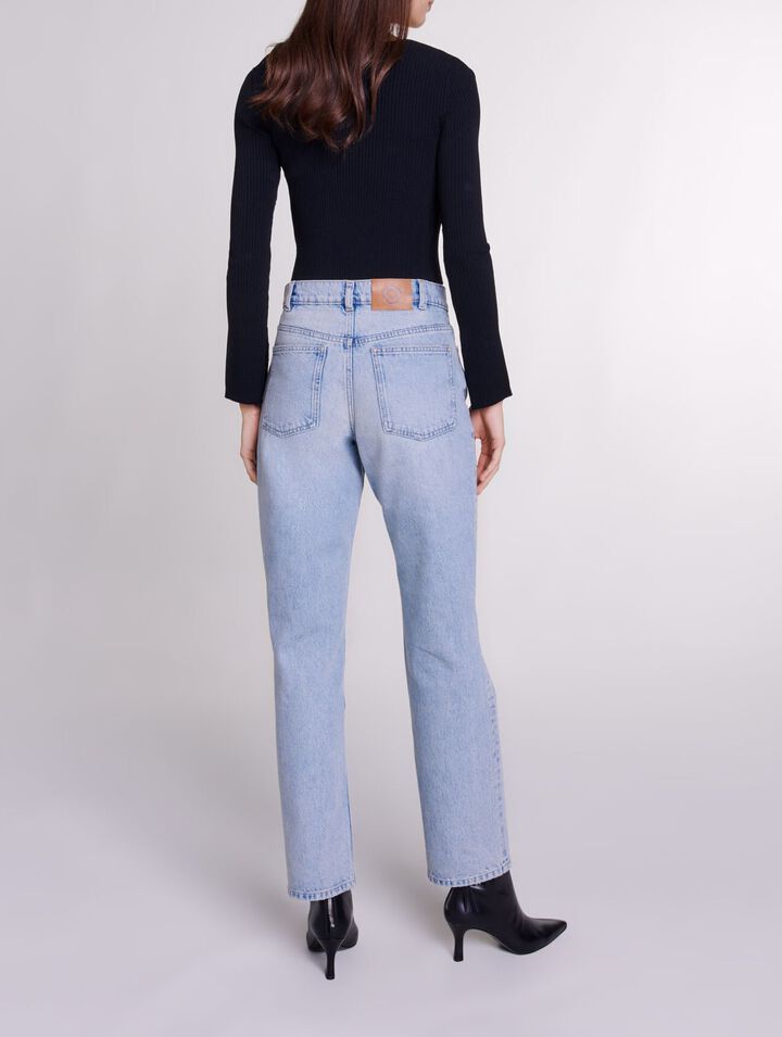 Twinset aus Strick mit Stretch-Anteil