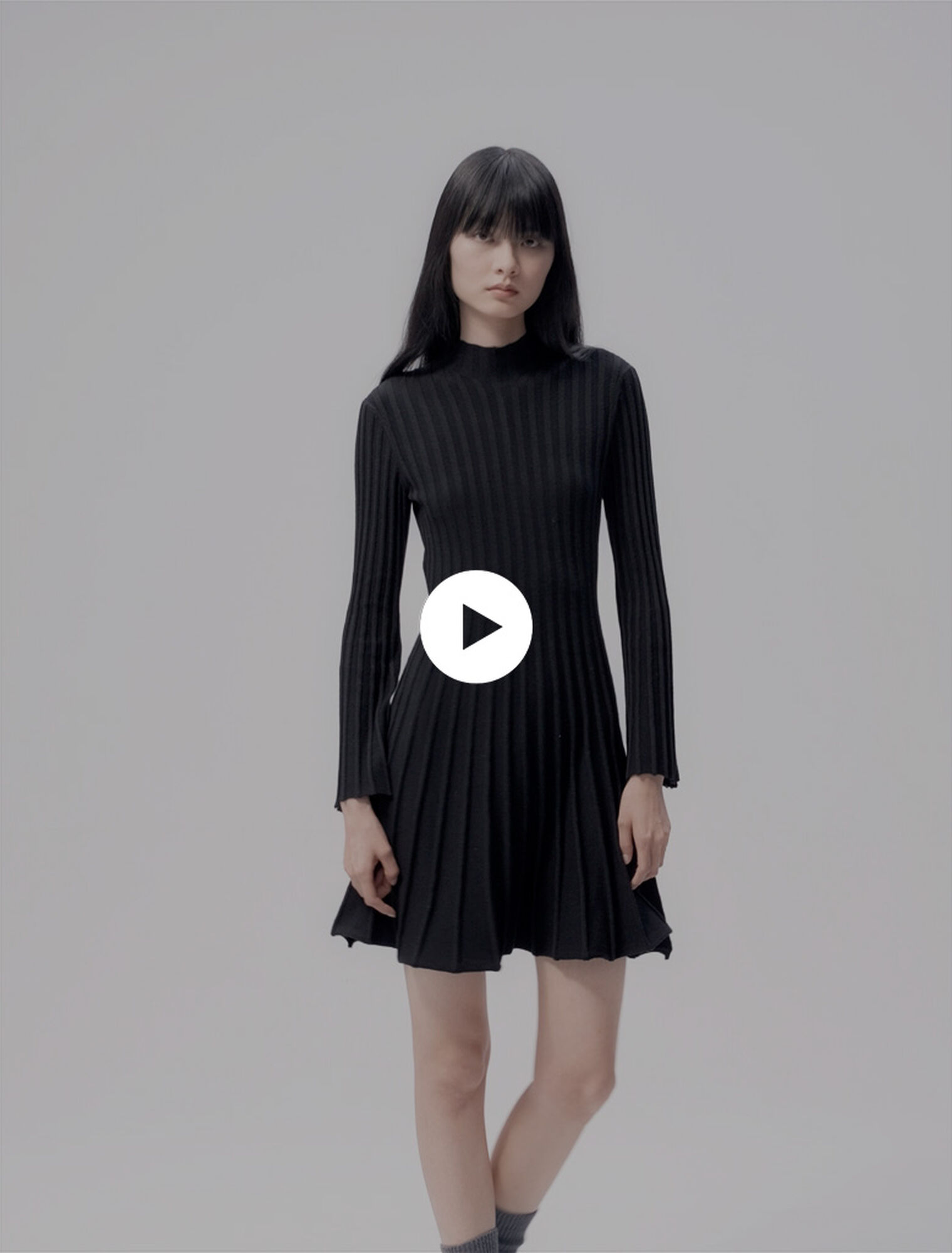Kurzes Strickkleid