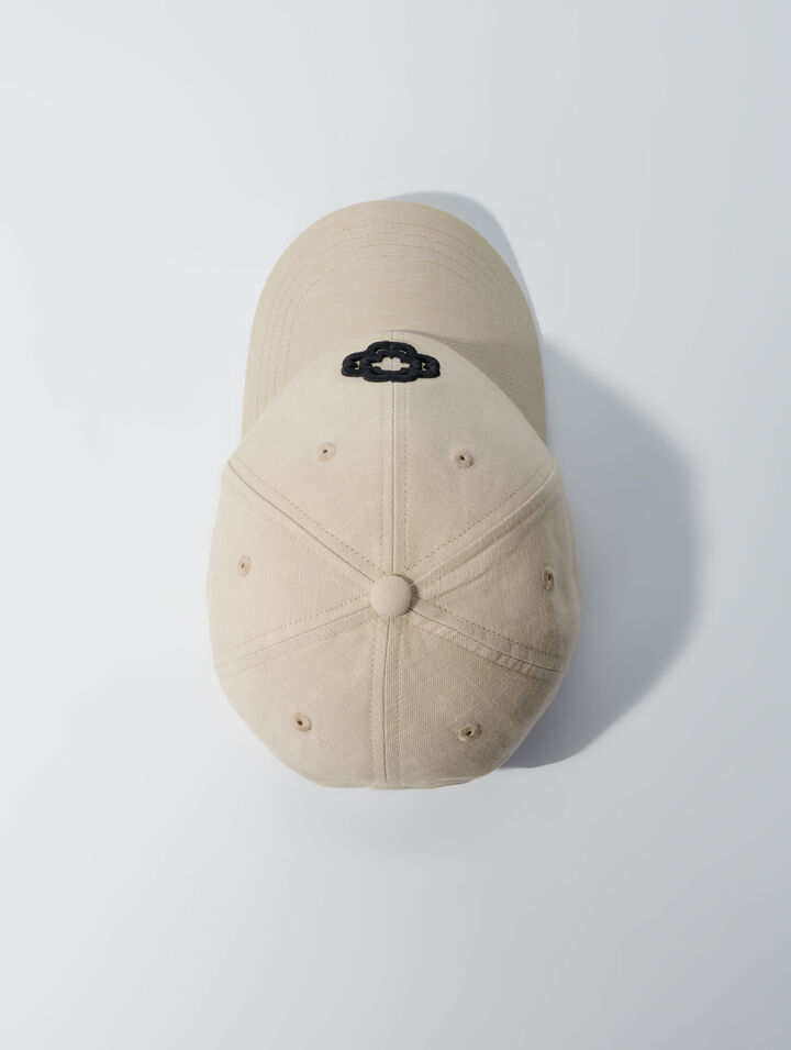 Cap aus Leinen und Baumwolle