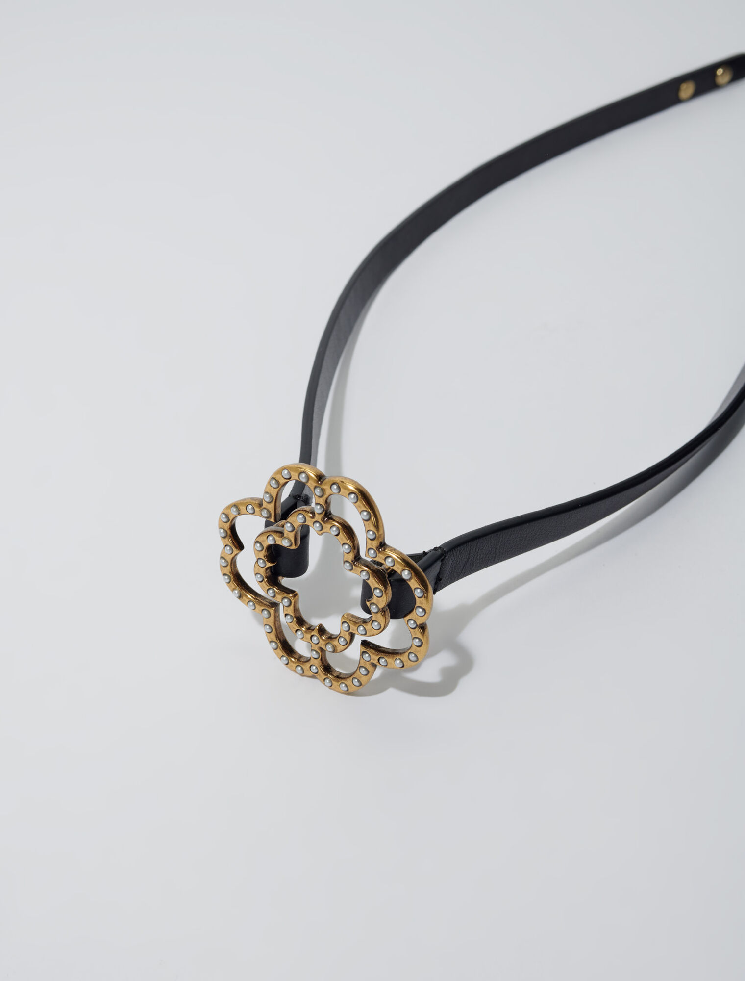 Clover-Gürtel mit Perlen