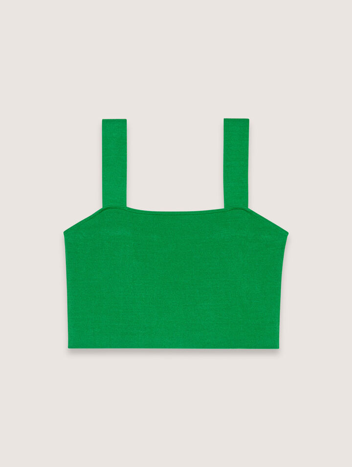 Crop Top aus Strick