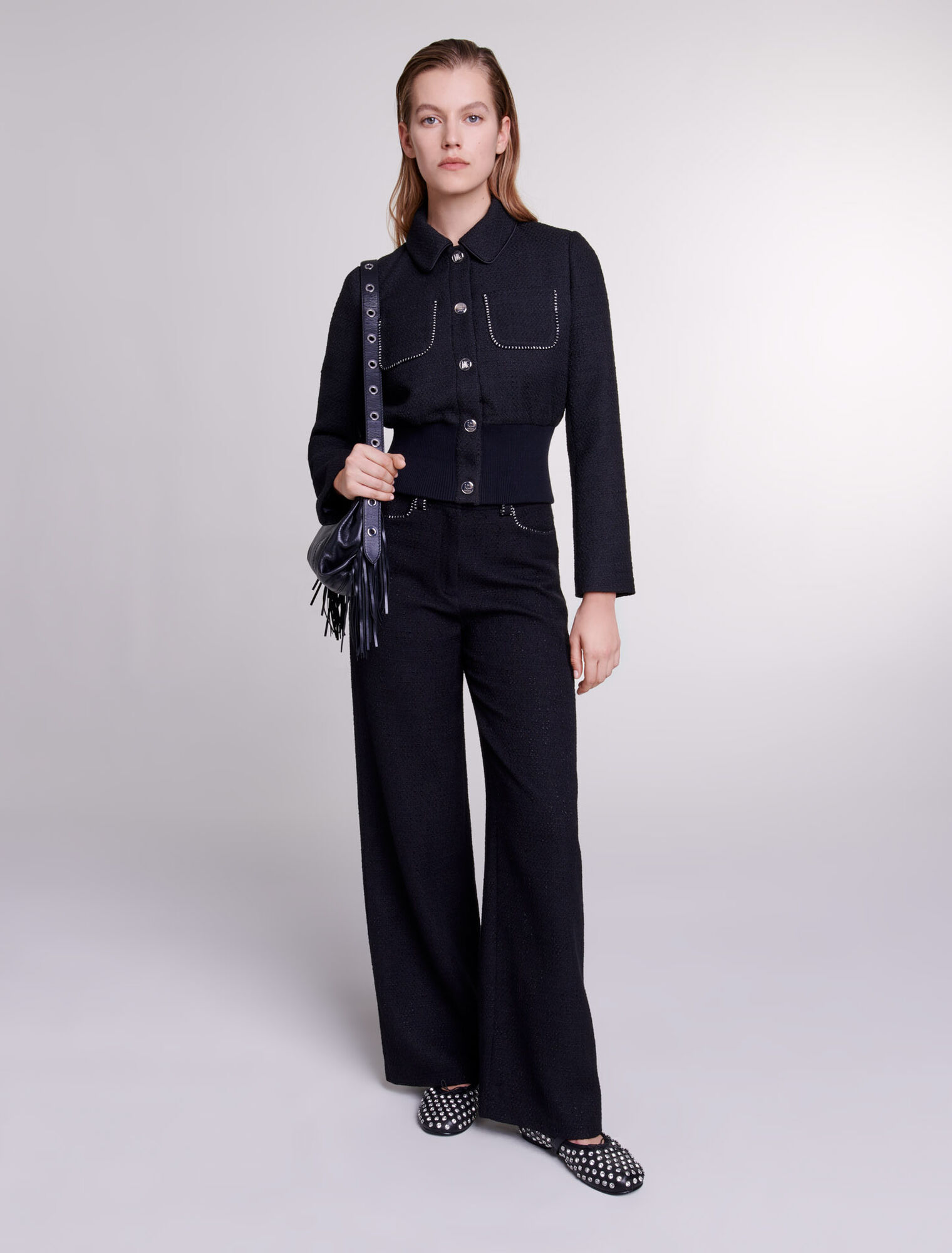 Tweed-Jacke