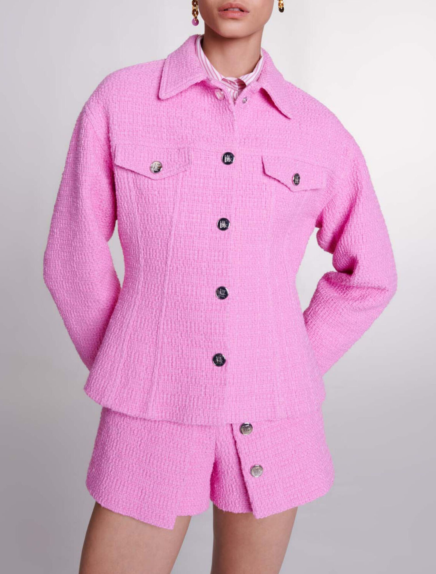 Taillierte Jacke aus Tweed