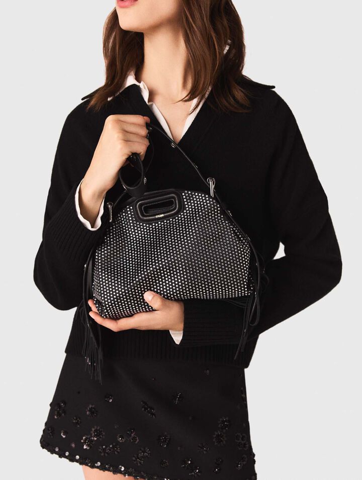 Cardigan mit offenem Polokragen