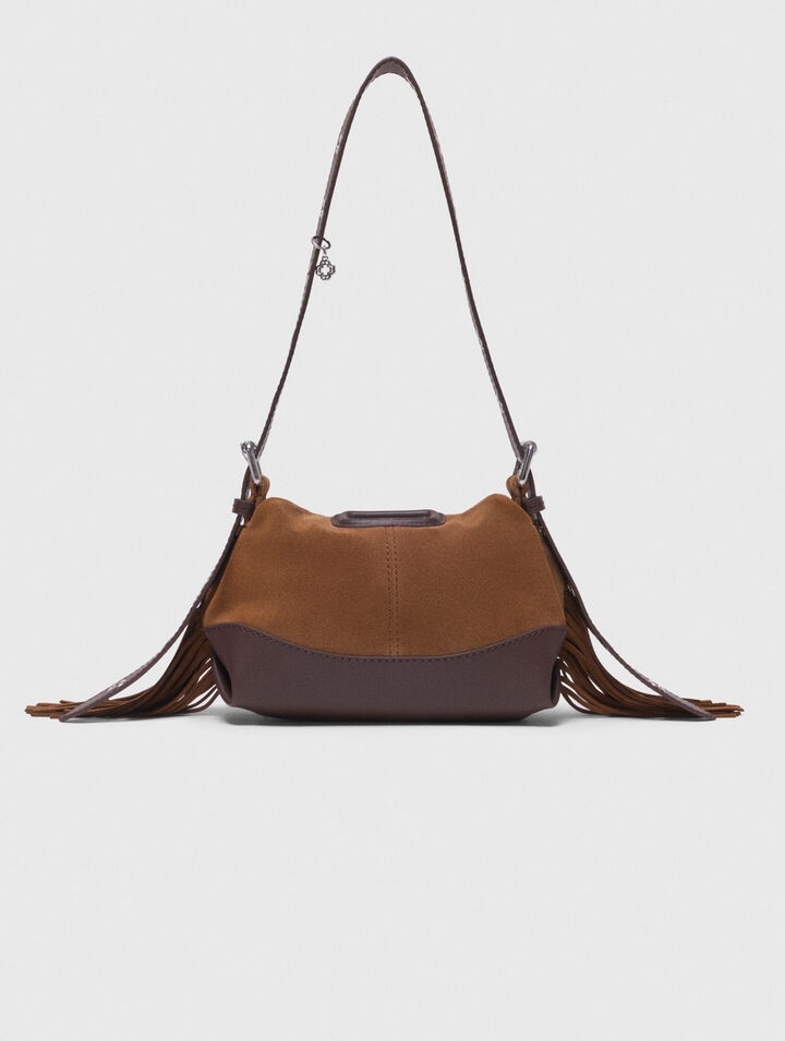 Tasche Miss M Mini, Leder & Wildleder