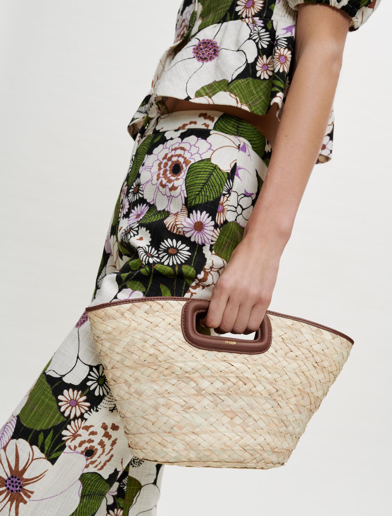 Top mit Blumenprint 70's